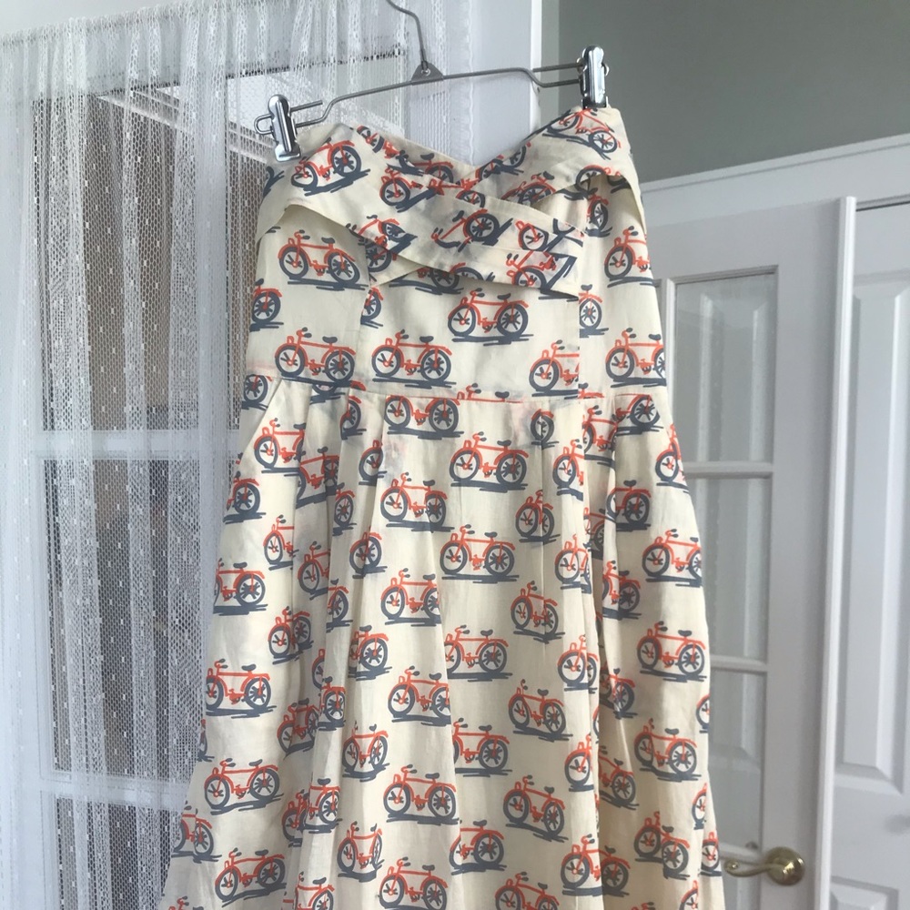 Fun summer dress with bicycles on it